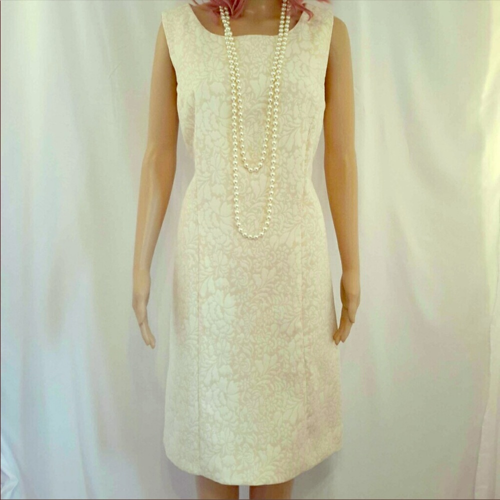 Coldwater Creek Jacquard Sheath Dress